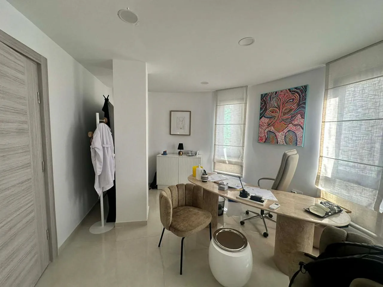 Cabinet médical, ambiance lumineuse et apaisante